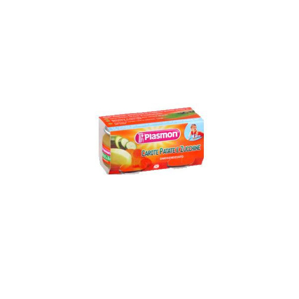 PLASMON OMOGENEIZZATO CAROTA/PATATA/ZUCC 80 G X 2 PEZZI