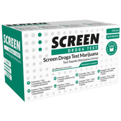SCREEN DROGA TEST MARIJUANA TEST ANTIDROGA CON CONTENITORE URINA