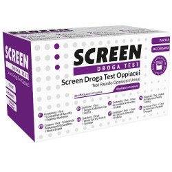 SCREEN DROGA TEST OPPIACEI TEST ANTIDROGA CON CONTENITORE URINA