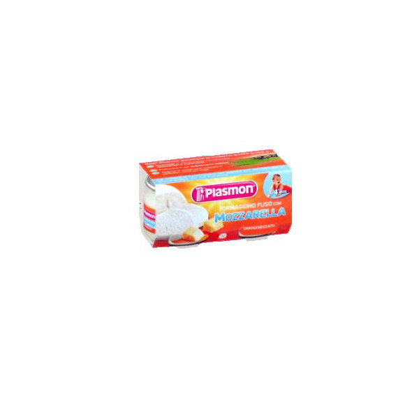 PLASMON OMOGENEIZZATO FORMAGGINO MOZZARELLA 80 G X 2 PEZZI