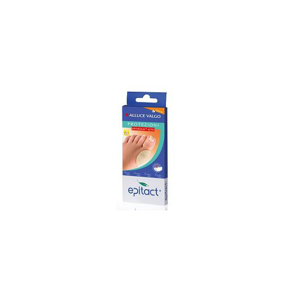 PROTEZIONE PER ALLUCE VALGO EPITACT IN SILICONE CON EPITHELIUM ACTIV 2 PEZZI
