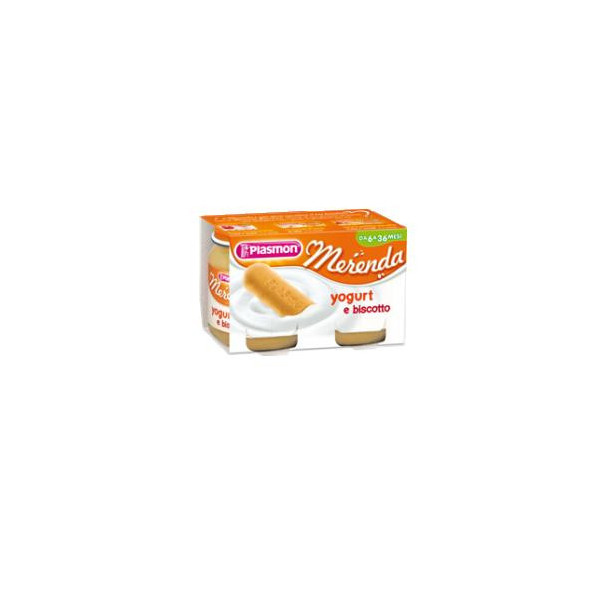 PLASMON OMOGENEIZZATO YOGURT BISCOTTO 120 G X 2 PEZZI