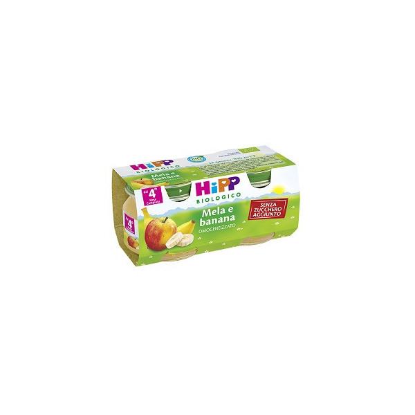 HIPP BIO FRUTTA GRATTUGGIATA MELA BANANA 4X100 G