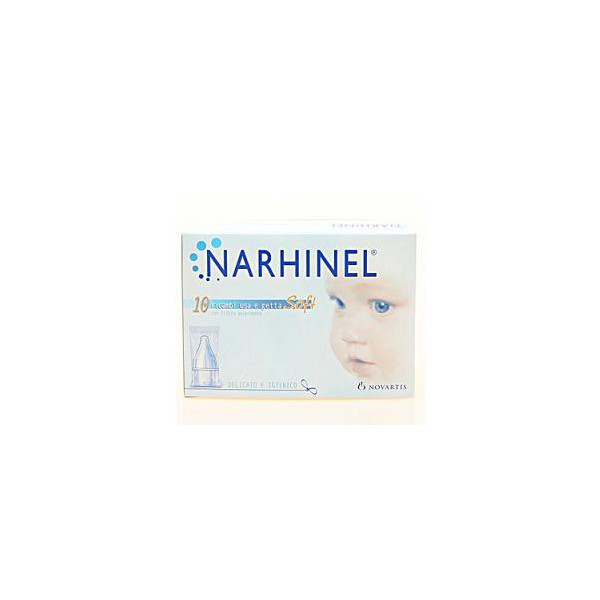 RICARICA USA E GETTA PER ASPIRATORE NASALE NARHINEL 10 PEZZI SOFT ARTICOLO 526405