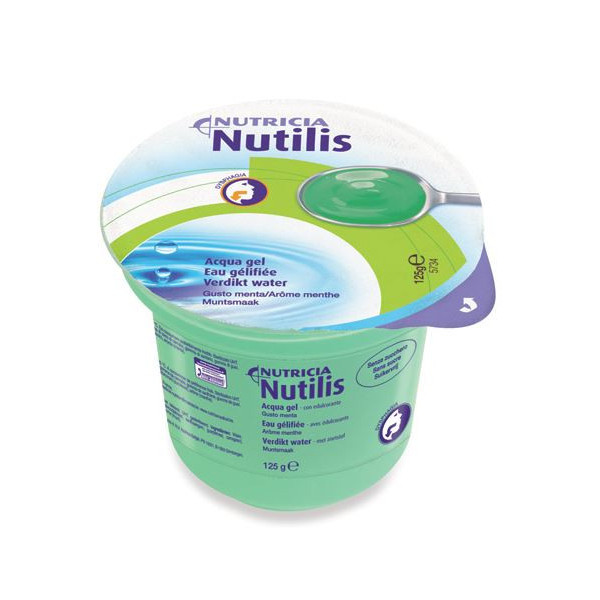 NUTILIS AQUA GEL MENTA 125 G 12 PEZZI