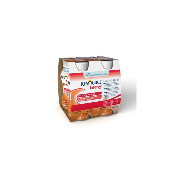 RESOURCE ENERGY ALBICOCCA 4 BOTTIGLIE 200 ML