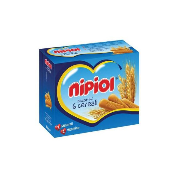 NIPIOL BISCOTTINI 6 CEREALI 800 G