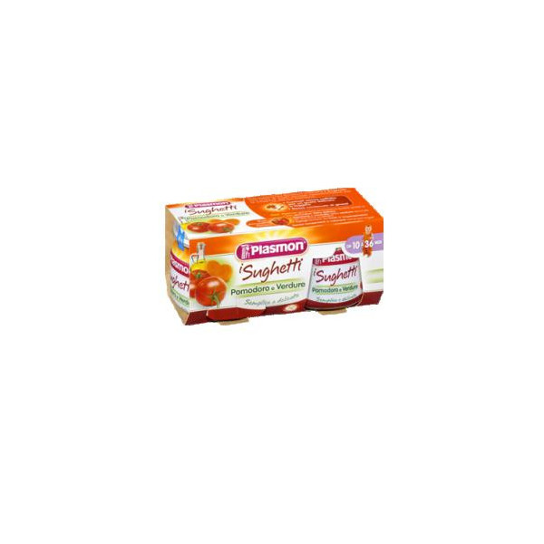 PLASMON SUGHETTO POMODORO E VERDURE 80 G X 2 PEZZI