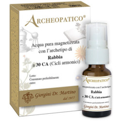 ARCHEOPATICO ACQUA PURA MAGNETIZZATA CON ARCHETIPO RABBIA A 30 CICLI ARMONICI 10 ML