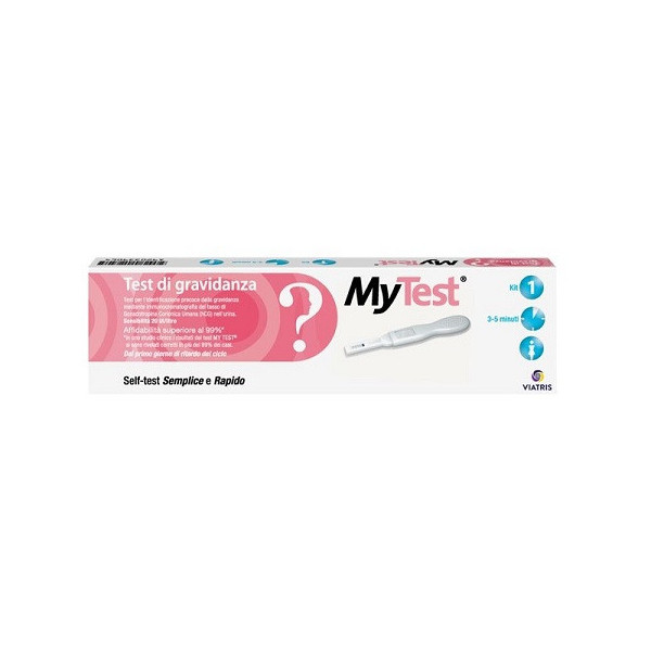 TEST DI GRAVIDANZA RAPIDO HCG MYTEST 1 PEZZO