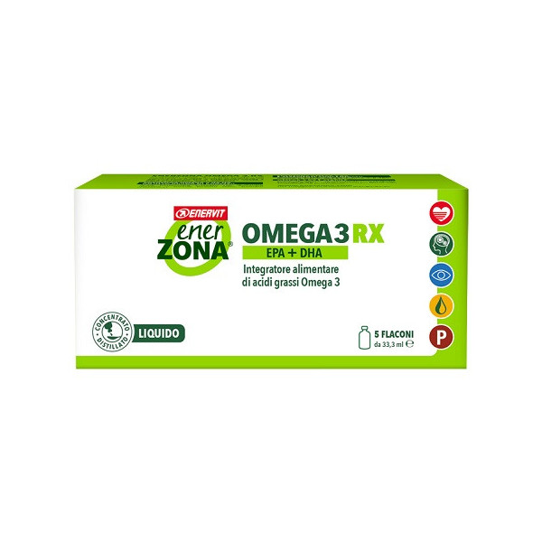 ENERZONA OMEGA 3 RX 5 FLACONI