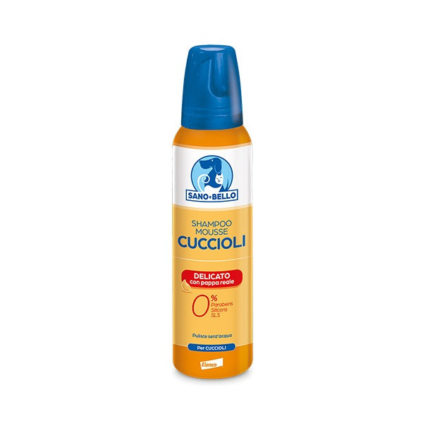 SANO E BELLO SHAMPOO MOUSSE CUCCIOLI PAPPA REALE NF 300 ML