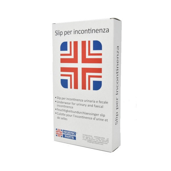 MUTANDINA PER INCONTINENZA CON BOTTONI STANDARD  COLORE BIANCO  MISURA 1
