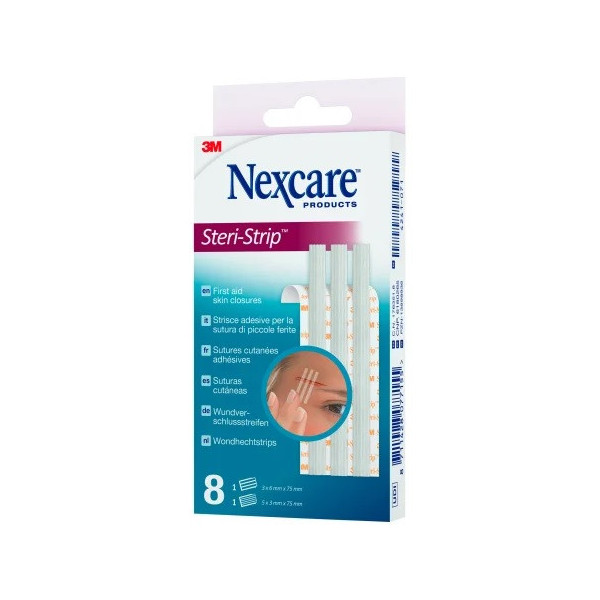 CEROTTO PER SUTURA NEXCARE STERISTRIP 6X75 MM + 3X75 MM