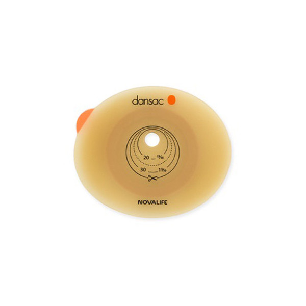 PLACCA PER COLO ILEO ED UROSTOMIA DANSAC NOVALIFE2 43MM RITAGLIABILE 10-35