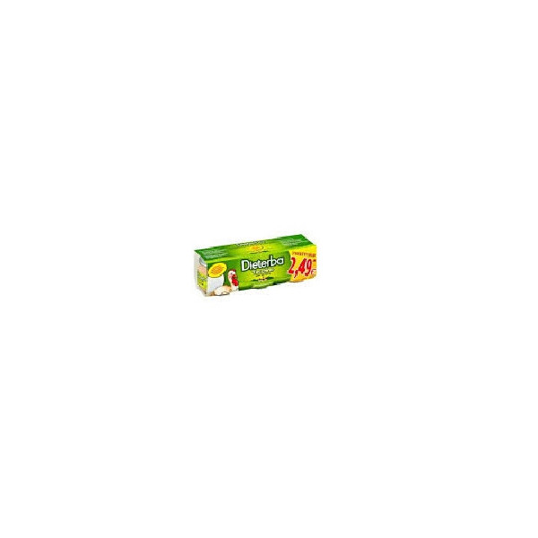 DIETERBA OMOGENEIZZATO TACCHINO 3 PEZZI 80 G