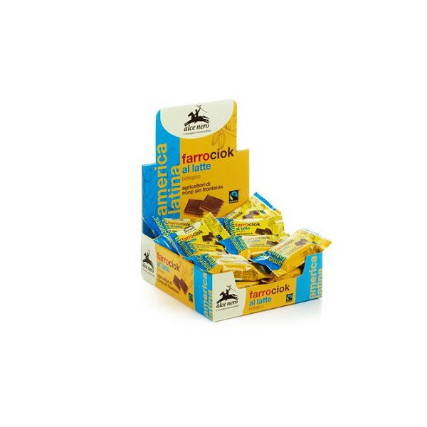 BISCOTTO DI FARRO E CIOCCOLATO AL LATTE BIO FAIRTRADE 28 G
