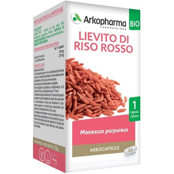 ARKO CAPSULE LIEVITO RISO ROSSO 45 CAPSULE BIO