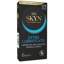 PROFILATTICO SKYN EXTRA LUBRIFICATO 6 PEZZI