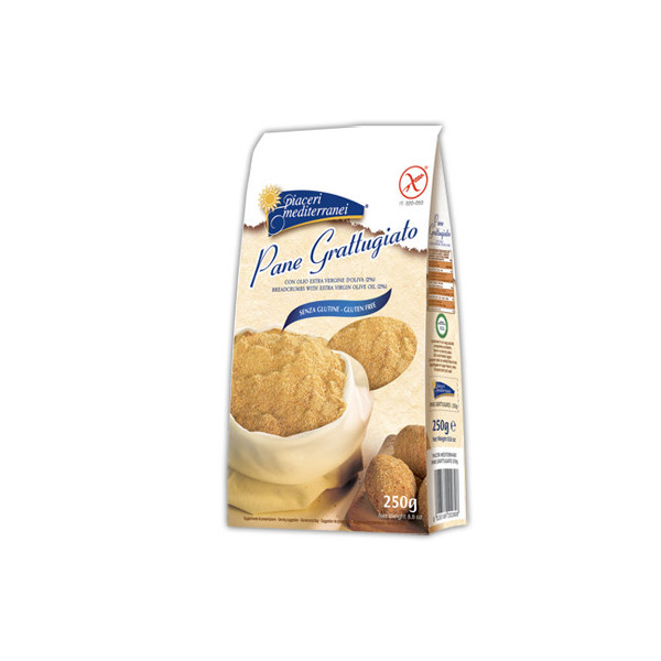 PIACERI MEDITERRANEI PANE GRATTUGGIATO SENZA GLUTINE 250 G