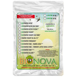 BIOSTARTER PER KEFIR D'ACQUA
