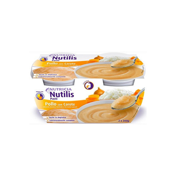 NUTILIS PASTI POLLO CON CAROTE 2 X 300 G