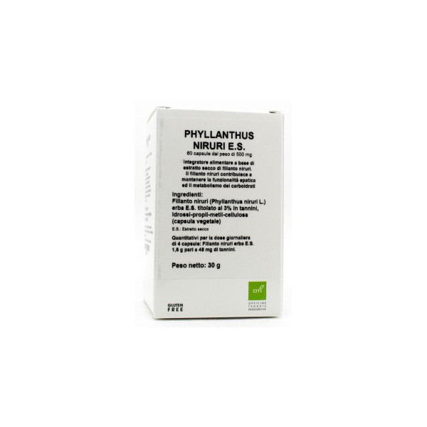 PHYLLANTHUS NIRURI ESTRATTO SECCO 60 CAPSULE