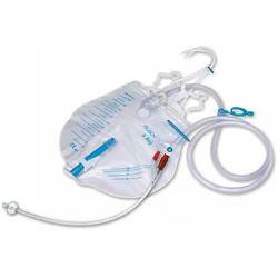 KIT PER CATETERISMO VESCICALE CON CATETERE PROFILCATH IN SILICONE SILKOMED A PERMANENZA DIAMETRO CH16 PRECONNESSO CON SISTEMA DI