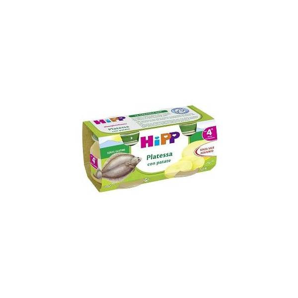 HIPP OMOGENEIZZATO PLATESSA CON PATATE 2X80 G