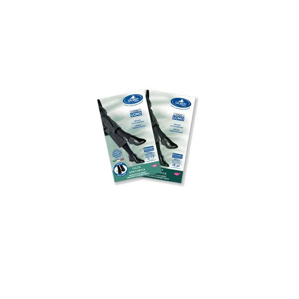 SAUBER CALZA UOMO Q-SKIN 70 DEN COLORE  ANTRACITE TAGLIA M