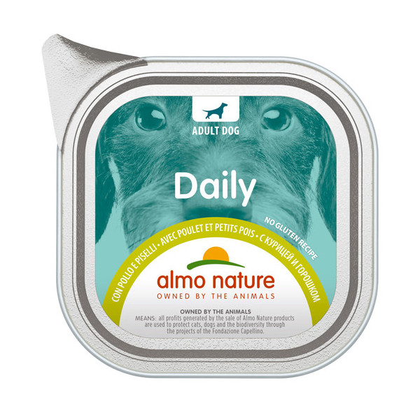 DAILY MENU DOGS CON POLLO E PISELLI 100 G
