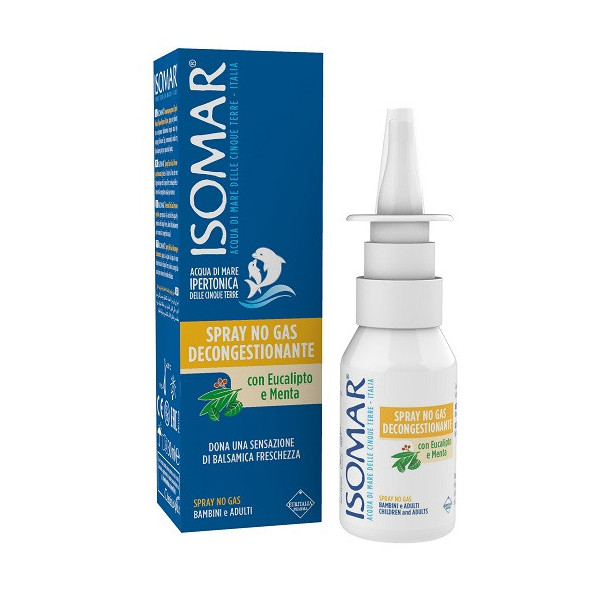 ISOMAR SOLUZIONE ACQUA MARE NASO IPERTONICA NASO SPRAY DECONGESTIONANTE 30 ML