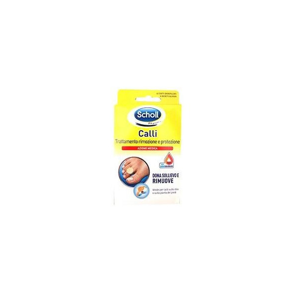 CEROTTO CALLIFUGO TRATTAMENTO RIMOZIONE/PROTEZIONE CALLI 4 CEROTTI IDROREPELLENTI + 4 DISCHETTI CALLIFUGHI