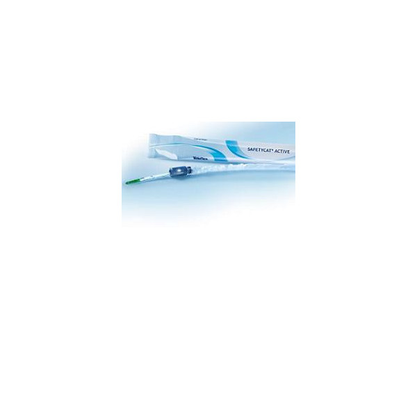 CATETERE VESCICALE AUTOLUBRIFICATO SAFETYCAT ACTIVE ERGOTHAN 30 CM CH 10