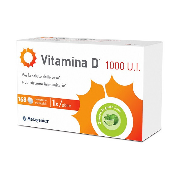 VITAMINA D 1000 UI 168 COMPRESSE MASTICABILI