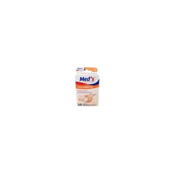 CEROTTO MEDS STRIP TELA IPOALLERGENICO ELASTICIZZATO ASSORTITI 10 PEZZI