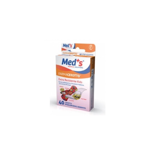 CEROTTO MEDS STRIP KIDS IPOALLERGENICO ASSORTITI 40 PEZZI