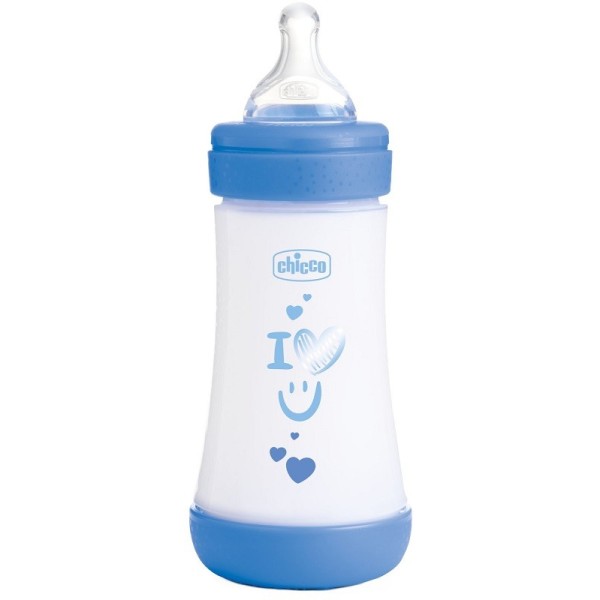 CHICCO BIBERON P5 240ML MED SILICONE BOY CHICCO BIBERON P5 240ML MED SILICONE BOY