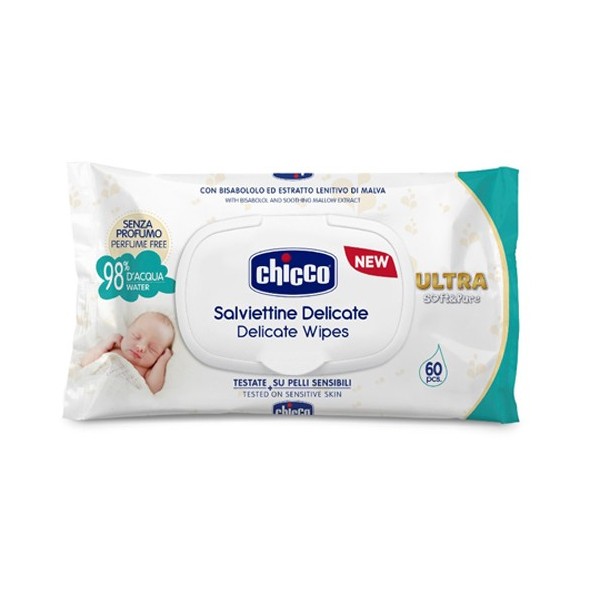 CHICCO COSMETICO SALVIETTE 60 PEZZI NO PROFUNO