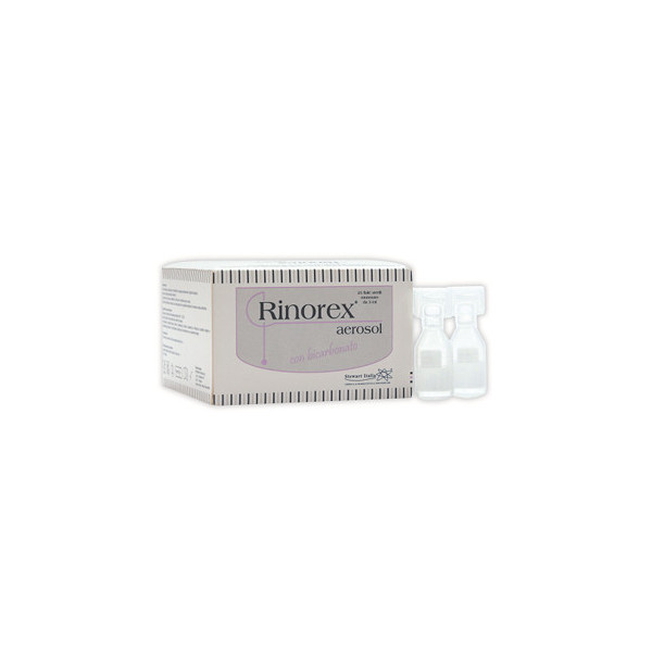 FIALA PER AEROSOL RINOREX BICARBONATO 3 ML 25 PEZZI