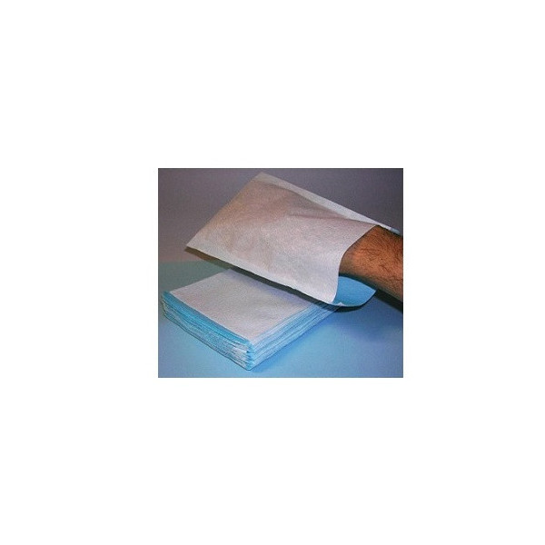 MANOPOLA IMPERMEABILE NON SAPONATA COLORE AZZURRO 100 PEZZI