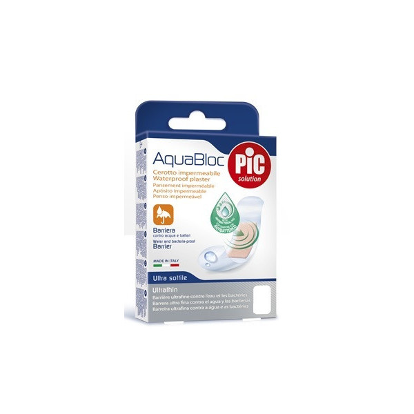 CEROTTO PIC AQUABLOC 10X12 STERILE ANTIBATTERICO 5 PEZZI
