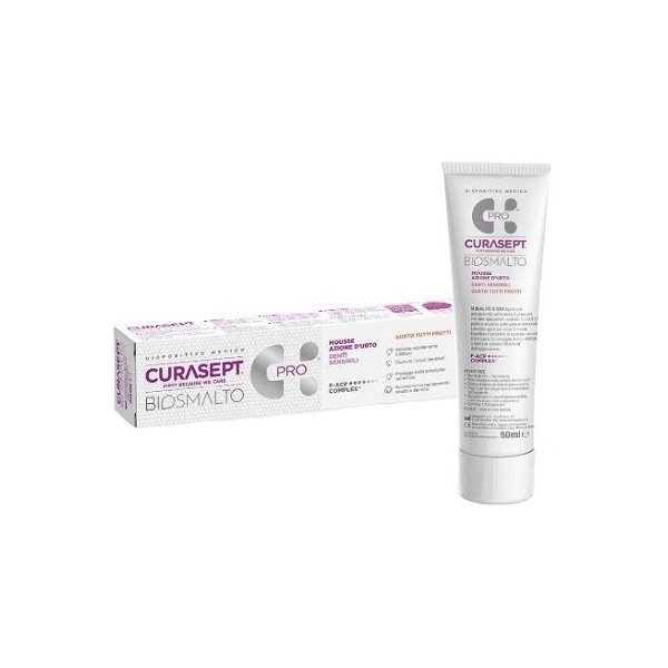 CURASEPT BIOSMALTO MOUSSE DENTI SENSIBILI 50 ML
