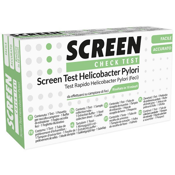 SCREEN TEST RAPIDO ANTIGENI HELICOBACTER PYLORI FECI UMANE