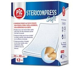 STERICOMPRESS SOFT XL GARZA TNT 18X40CM 12 PEZZI