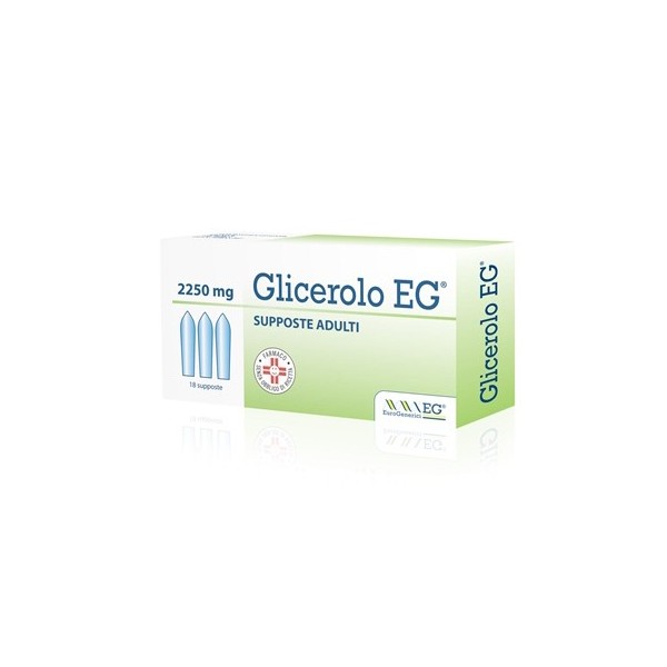 GLICEROLO EG*AD 18SUPP 2250MG