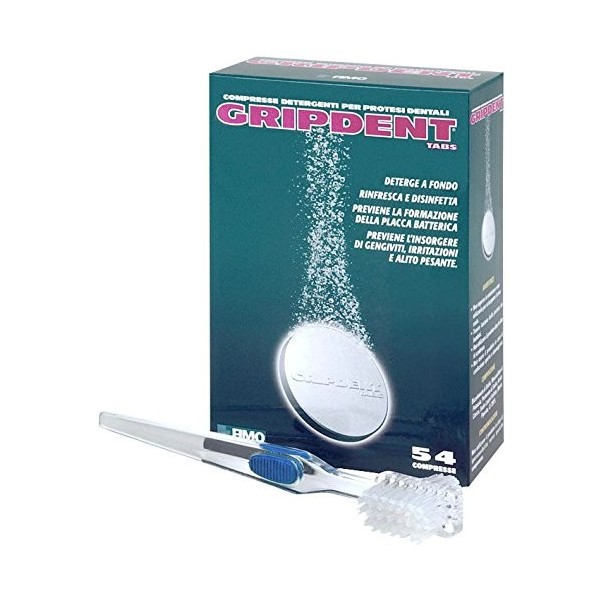 GRIPDENT TABS 54 COMPRESSE + SPAZZOLINO PULITORE