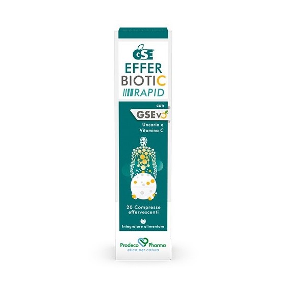 GSE EFFERBIOTIC RAPID 20 COMPRESSE