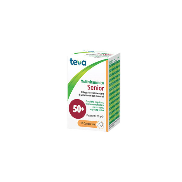 MULTIVITAMINICO SENIOR TEVA 30 COMPRESSE 39 G