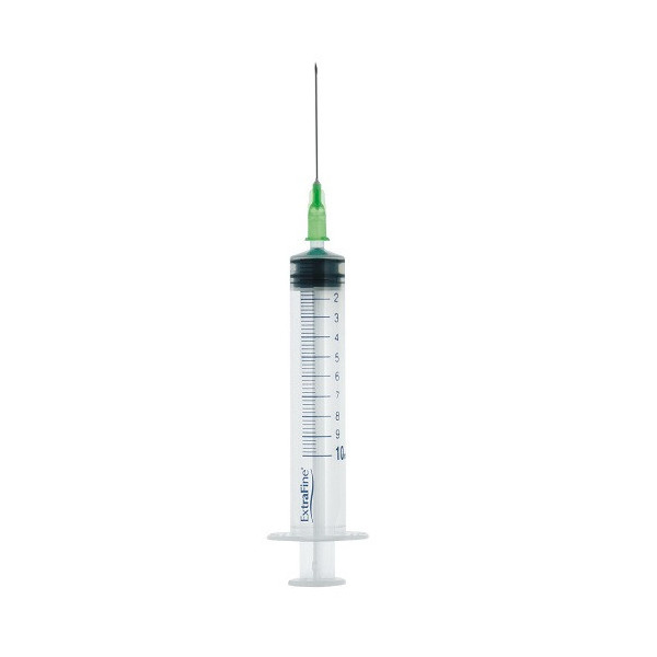 SIRINGA IPODERMICA SFUSA EXTRAFINE 10 CC AGO 2 G21 0,80X40 CENTRALE